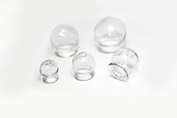 Cupping glass sett, 10 stk av hver i Størrelse 1-5